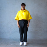 Linen Wrap Pant, black - Matariki
