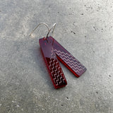 Earrings Red, Poutama