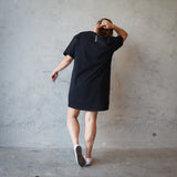 Tee Dress, Black - Hineraumati