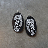 Earrings Black, Mana Motuhake wahine