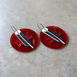 Earrings Red, Mana Motuhake III