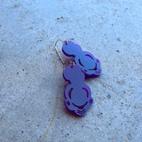 Earrings Purple, Hei Tiki