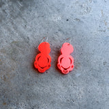 Earrings Orange, Hei Tiki