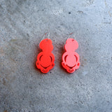 Earrings Orange, Hei Tiki