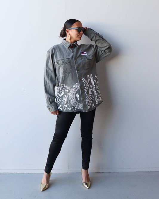 1. Tāwharau Collection Vol. II_ Ko Au Tēnei SHIRT - Khaki #300