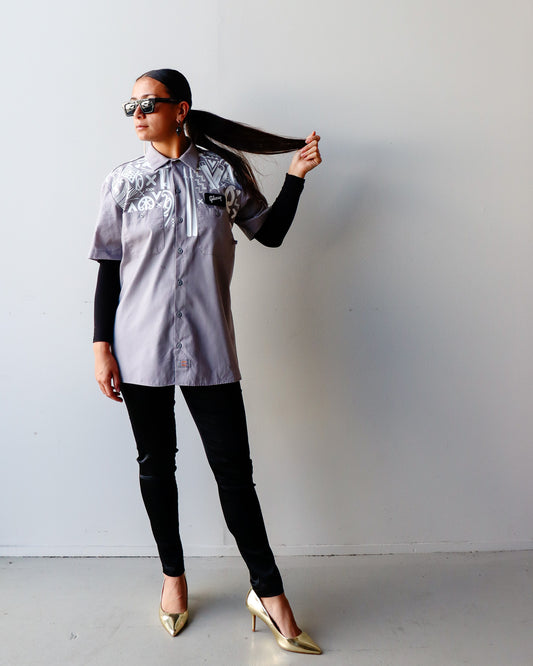 1. Tāwharau Collection Vol. II_ Ko Au Tēnei SHIRT - Grey #308