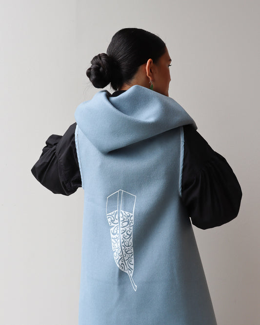 Cape (Long), Blue - Raukura
