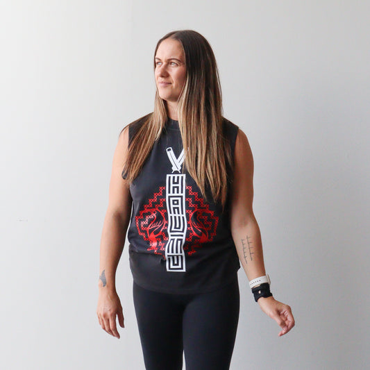 Singlet, Black - Hautūtanga
