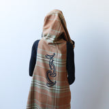 Cape (Long), Brown swatch - Ngutu Kākā