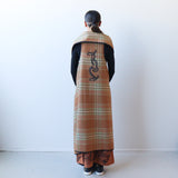 Cape (Straight Edge), Brown swatch - Ngutu Kākā