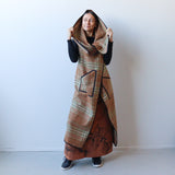 Cape (Straight Edge), Brown swatch - Ngutu Kākā