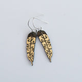 Earrings Gold, Te Raukura