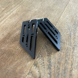 Earrings Black, Whakarare I