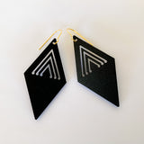 Earrings Black, Tino Taimana