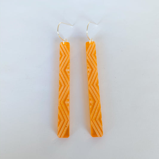 Earrings Orange Tint, Kaokao Long