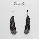 Earrings Black, Te Raukura