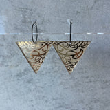 Earrings Gold Mirror, Papatūānuku