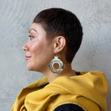 Earrings Gold Mirror, Tupuārangi