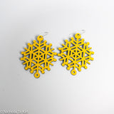 Earrings Yellow, Hinetakurua - Takurua Whareana