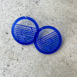Earrings Blue, Whakarare Circle